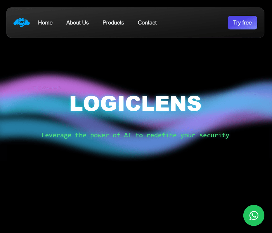 A project from LogicLens Landing Page